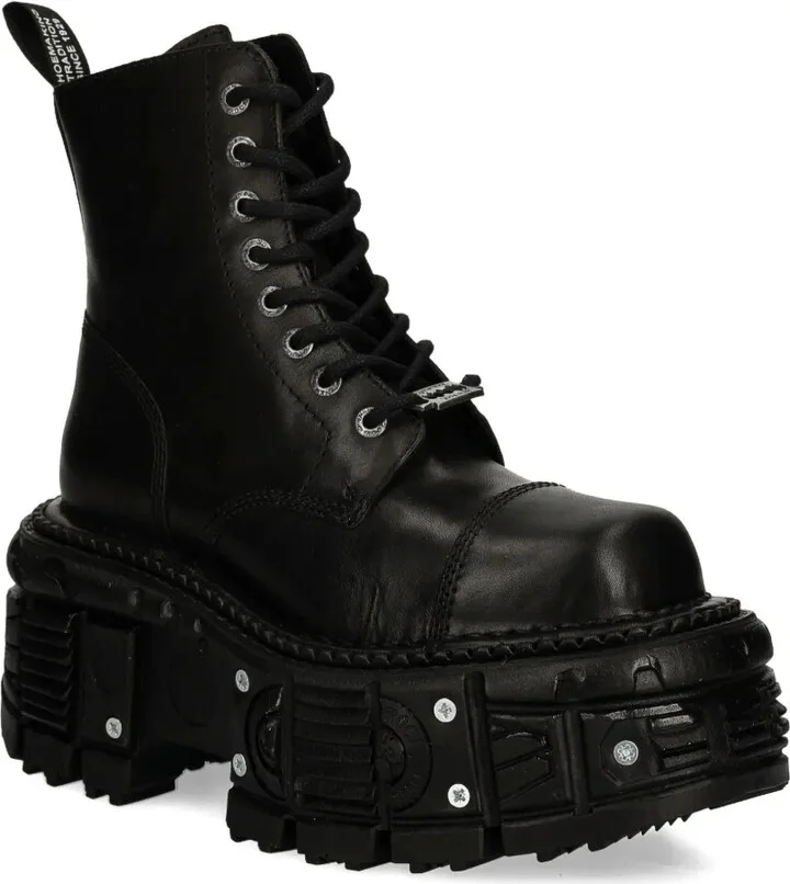 Lace-Up Platform Boots - Image 2