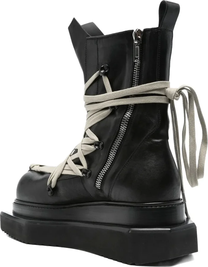 Lace-Up Platform Boots - Image 3