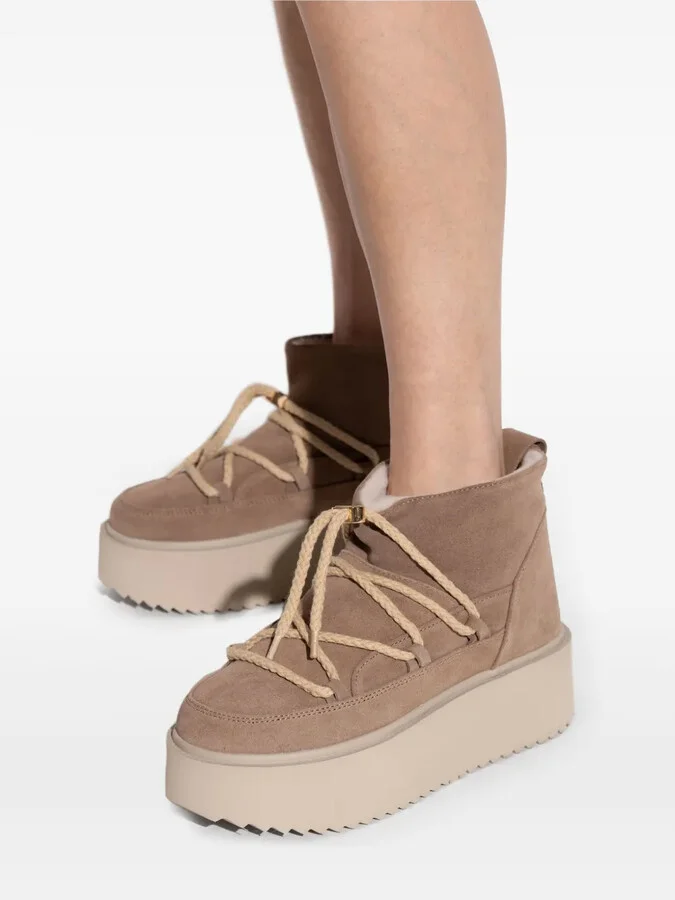 Lace-Up Platform Boots - Image 4