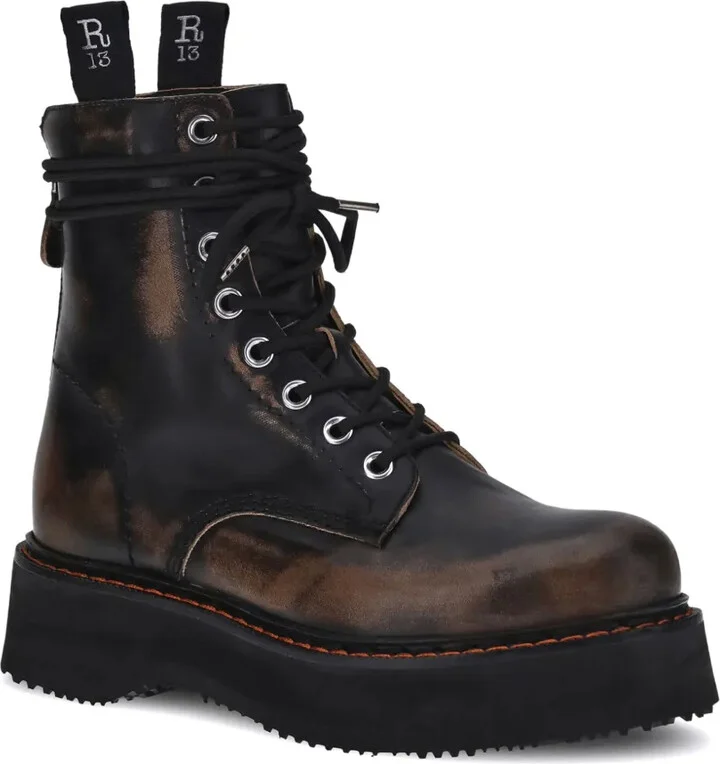Lace-Up Platform Boots - Image 2