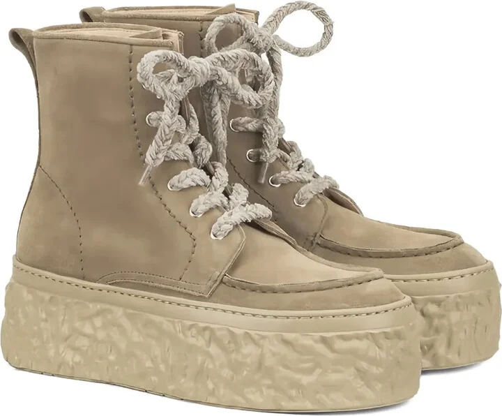 Lace-Up Platform Boots - Image 2