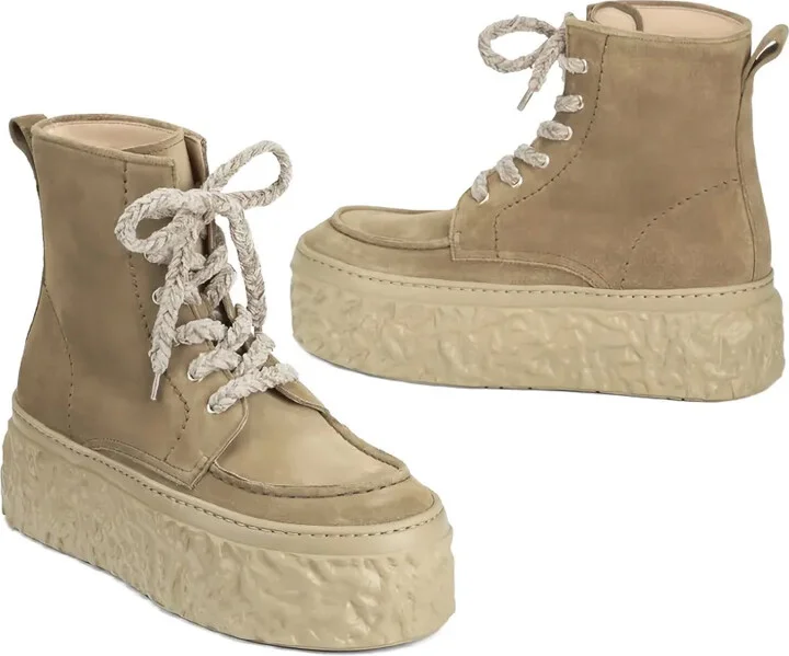 Lace-Up Platform Boots - Image 4