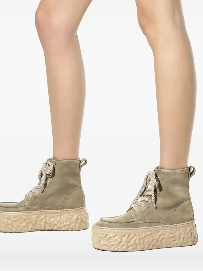 Lace-Up Platform Boots - Image 5