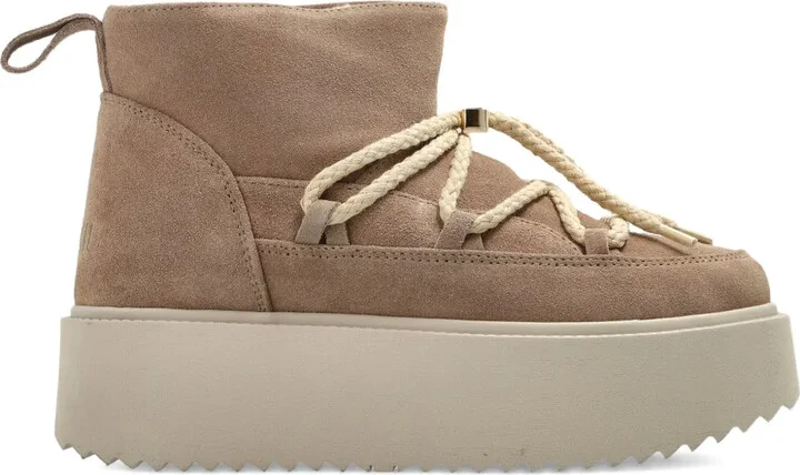 Lace-Up Platform Boots