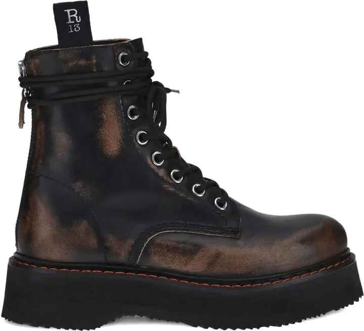 Lace-Up Platform Boots