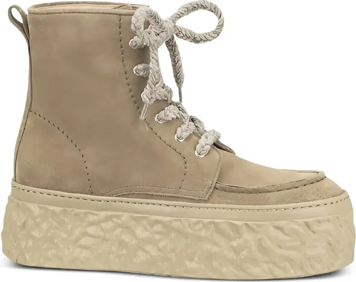 Lace-Up Platform Boots