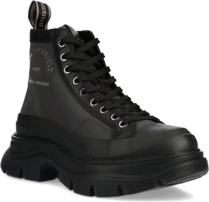 Lace-Up Platform Boots