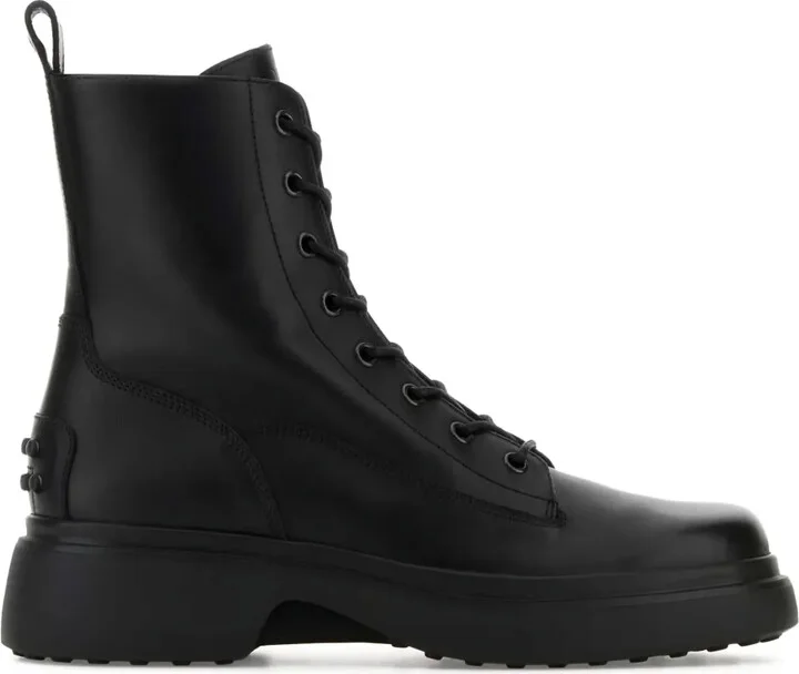 Lace-Up Platform Combat Boots