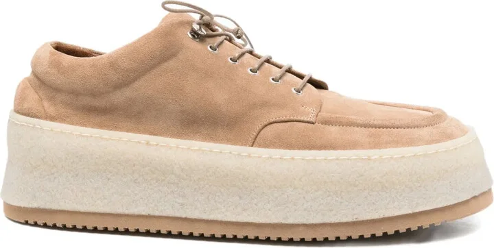Lace-Up Platform Derby Shoes