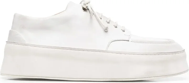 Lace-Up Platform Derby Shoes