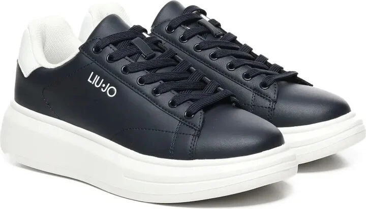 Lace-Up Platform Low-Top Sneakers - Image 2