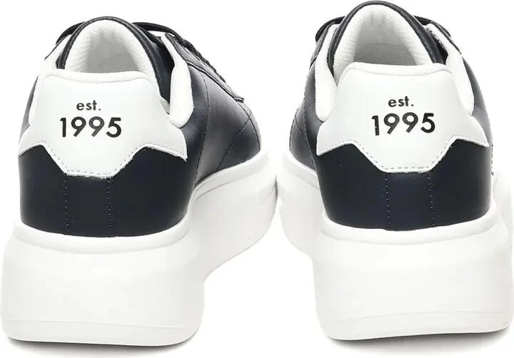 Lace-Up Platform Low-Top Sneakers - Image 3
