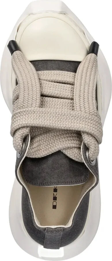 Lace-Up Platform Low-Top Sneakers - Image 3