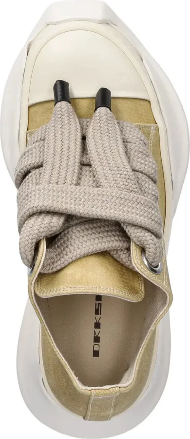 Lace-Up Platform Low-Top Sneakers - Image 3