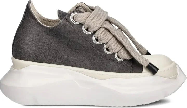 Lace-Up Platform Low-Top Sneakers