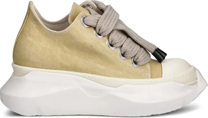 Lace-Up Platform Low-Top Sneakers