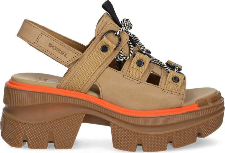 Lace-Up Platform Sandals