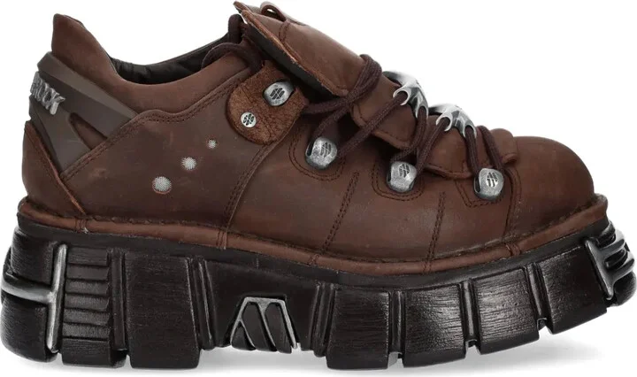 Lace-Up Platform Shoes
