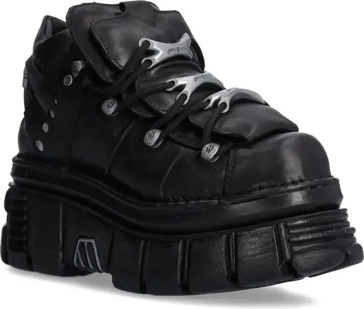 Lace-Up Platform Sneakers - Image 2