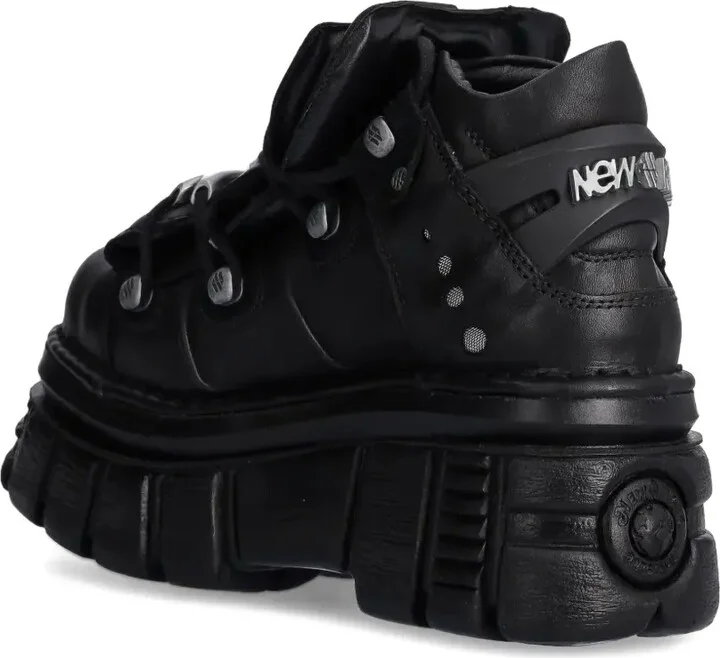 Lace-Up Platform Sneakers - Image 5