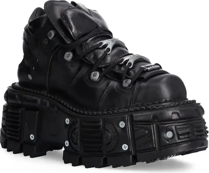 Lace-Up Platform Sneakers - Image 2