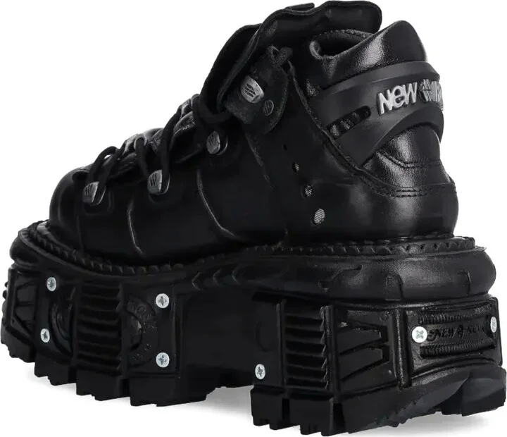 Lace-Up Platform Sneakers - Image 4