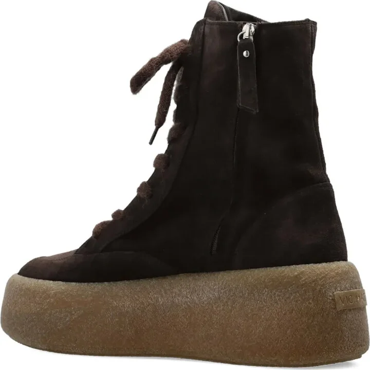 Lace-Up Platform Sneakers - Image 4