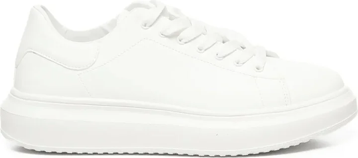 Lace-Up Platform Sneakers