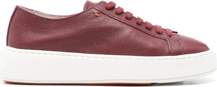 Lace-Up Platform Sneakers