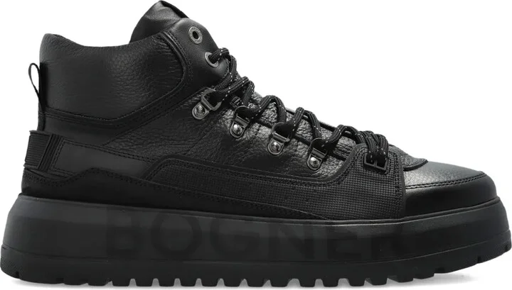 Lace-Up Platform Sneakers