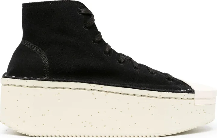 Lace-Up Platform Sneakers