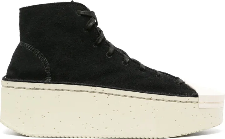 Lace-Up Platform Sneakers