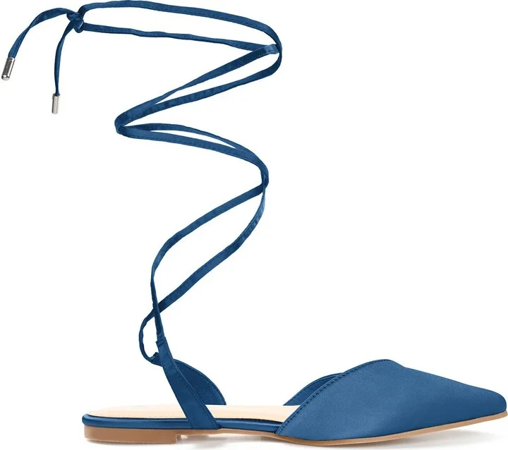 Lace-up Pointed-toe Flat - Image 8