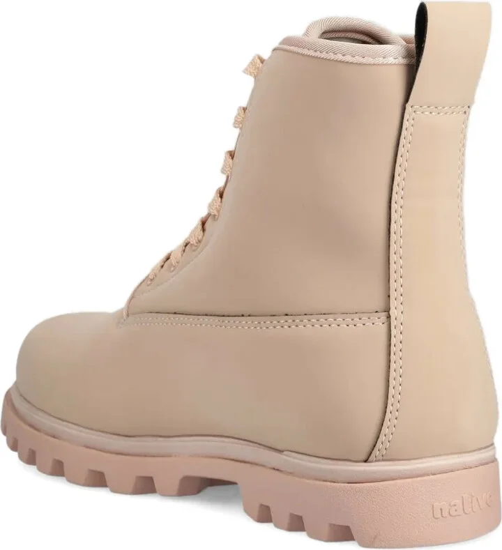 Lace-Up Ridged-Sole Boots - Image 4
