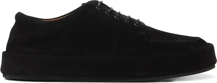 Lace-Up Round Derby Shoes