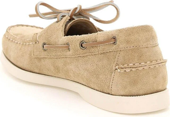 Lace-up Round Toe Boat Shoes - Image 3