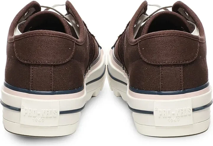 Lace-Up Round-Toe Sneakers - Image 5