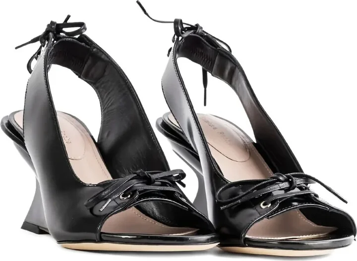 Lace-Up Sculpted-Heel Sandals - Image 2