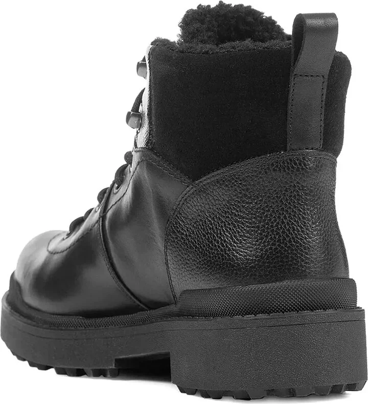 Lace-Up Shearling-Lined Boots - Image 4