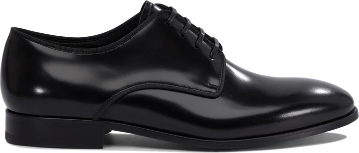 Lace-Up Shoes Black