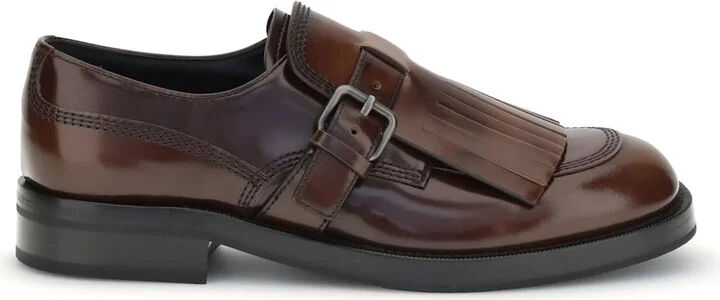 Lace Up Shoes With Fringes