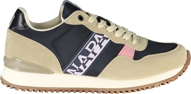 Lace-Up Sneakers with Contrasting Women's Details
