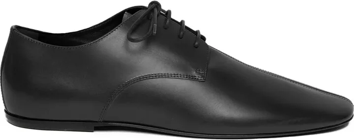 Lace-Up Square-Toe Oxford Shoes