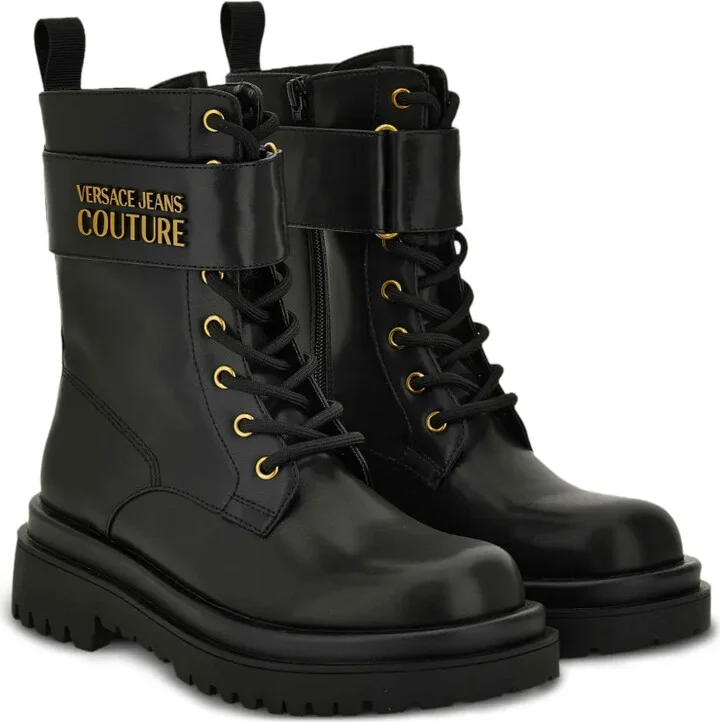 Lace-Up Strap Boots - Image 2