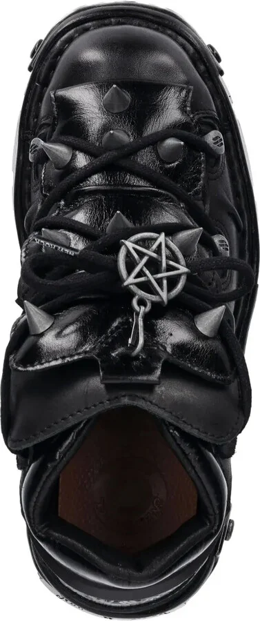 Lace-Up Stud-Details Sneakers - Image 3