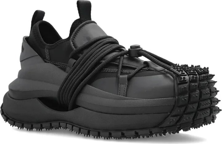 Lace-Up Studded Sneakers - Image 2