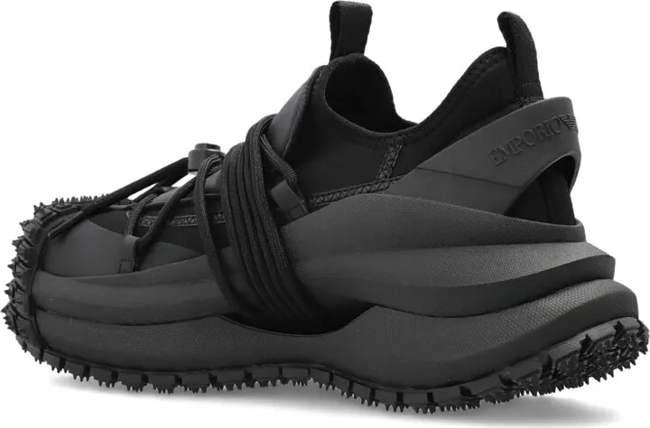 Lace-Up Studded Sneakers - Image 4