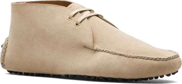 Lace-Up Suede Ankle Boots - Image 2