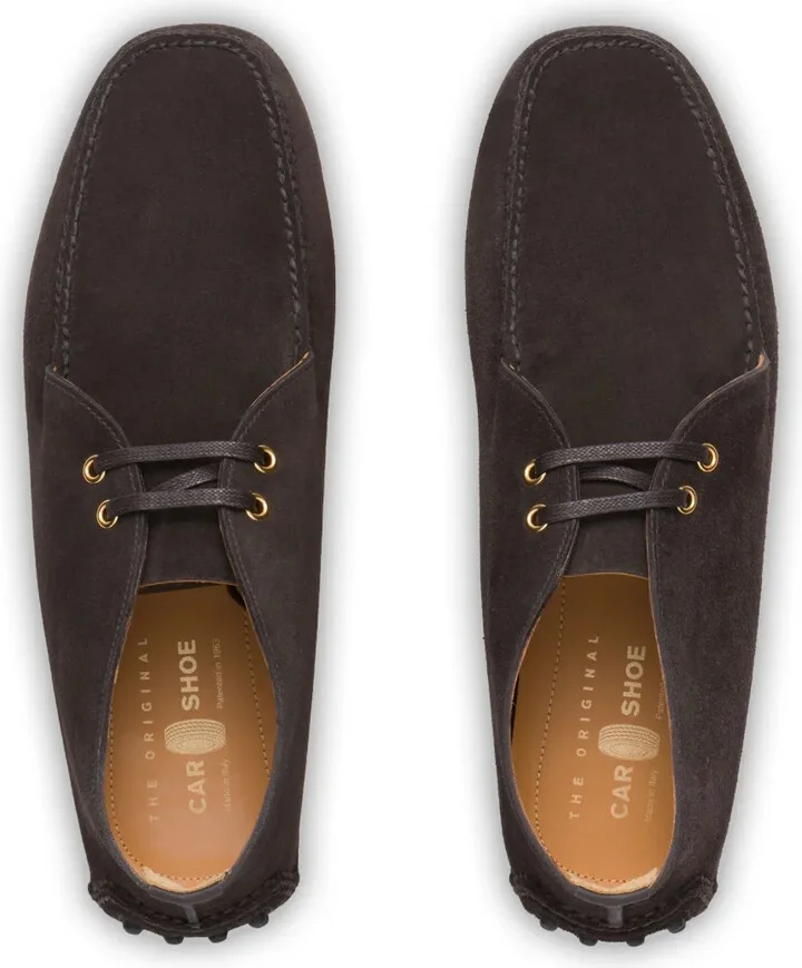 Lace-Up Suede Ankle Boots - Image 4