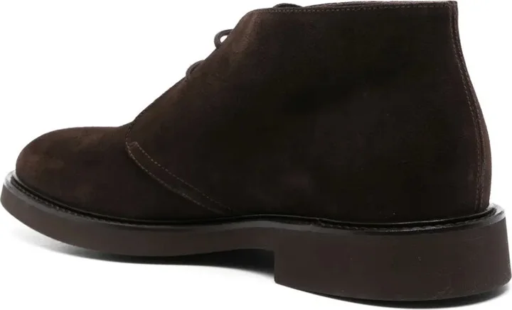Lace-Up Suede Ankle Boots - Image 3